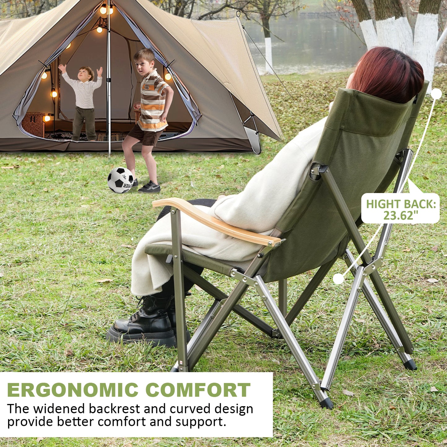 AREFFA Folding Camping Chair